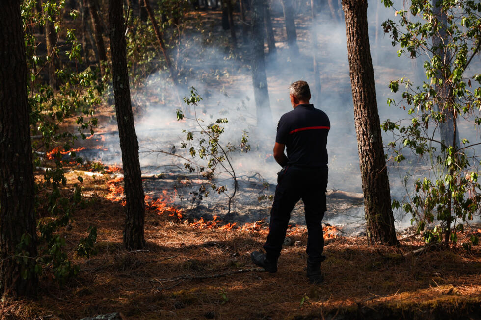 Le mégafeu de Gironde n'a "pas progressé", les autorités sont optimistes