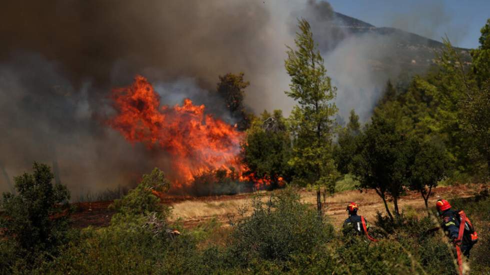 En Grèce, les vents violents rendent la lutte contre les incendies "extrêmement difficile" En Grèce, les vents violents rendent la lutte contre les incendies "extrêmement difficile"