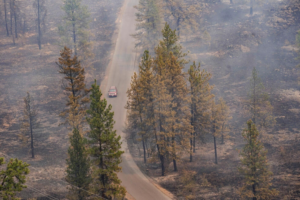 Trois feux de forêt dévastateurs ravagent Spokane, dans le nord-ouest américain Trois feux de forêt dévastateurs ravagent Spokane, dans le nord-ouest américain