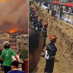 Algérie : un enterrement de masse, symbole du "mercredi noir" causé par les incendies