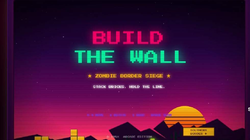Maga Tetris, Snake… quand Trump transforme la chasse aux migrants en jeu vidéo