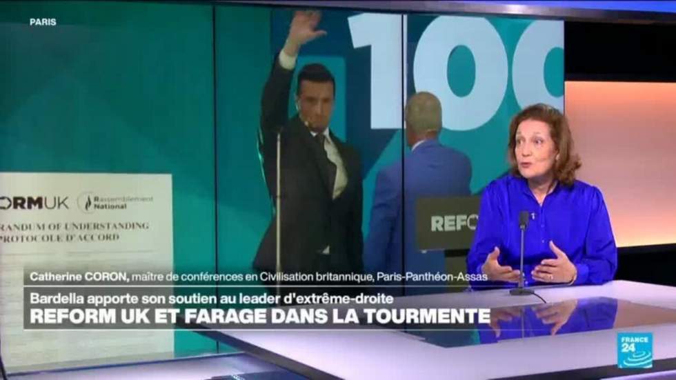 Congrès du parti d'extrême droite Reform UK : marché conclu entre Farage et Bardella