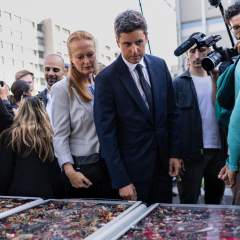 Moules, frites et politique : ambiance présidentielle à la braderie de Lille
