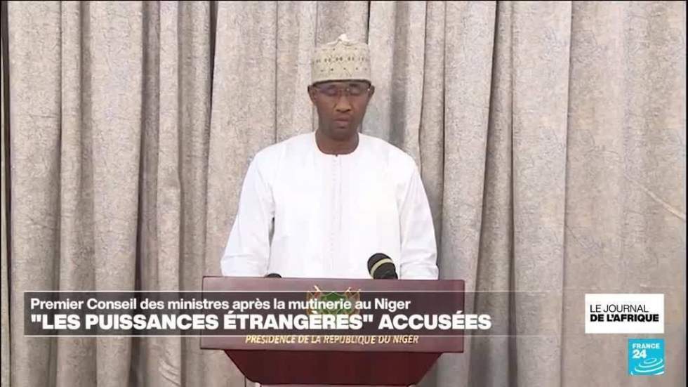 Mutinerie au Niger : les autorités accusent à nouveau la France et "ses valets africains"