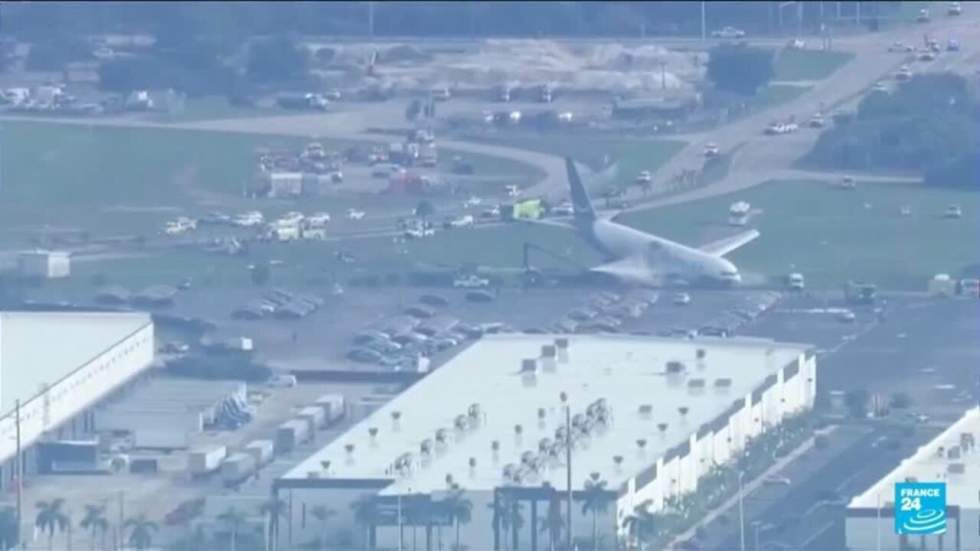 Accident d'avion-cargo à l'aéroport de Miami Accident d'avion-cargo à l'aéroport de Miami