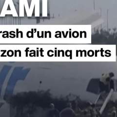 Le crash d’un avion-cargo à Miami fait cinq morts