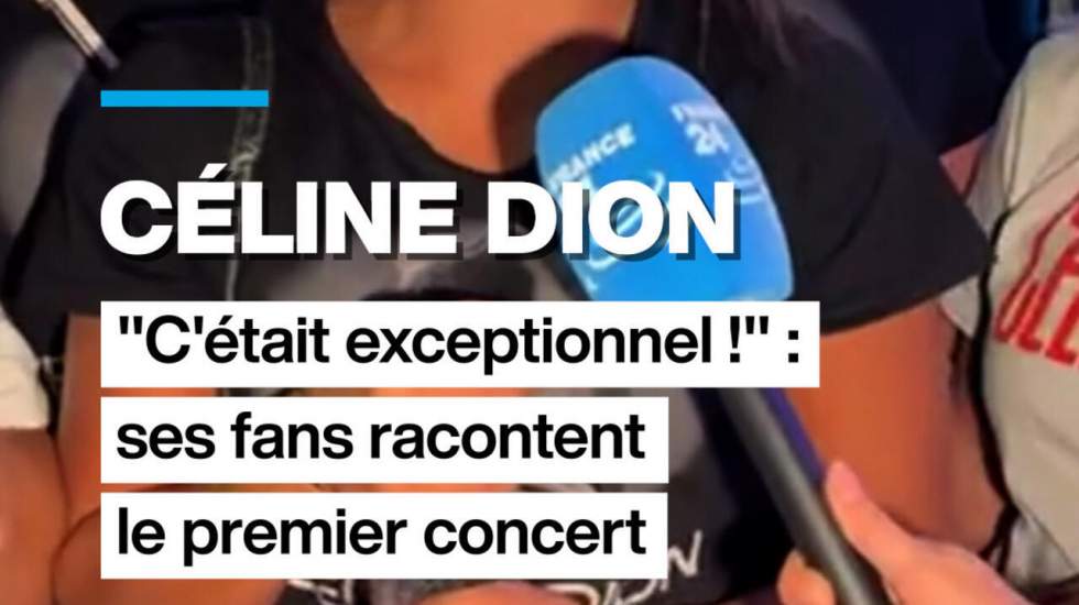 "On a retrouvé sa voix, sa classe" : les fans de Céline Dion racontent son premier concert