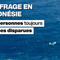 Naufrage en Indonésie : 129 personnes toujours portées disparues