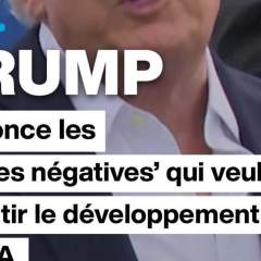 Trump dénonce les "forces négatives" voulant ralentir le développement de l'IA
